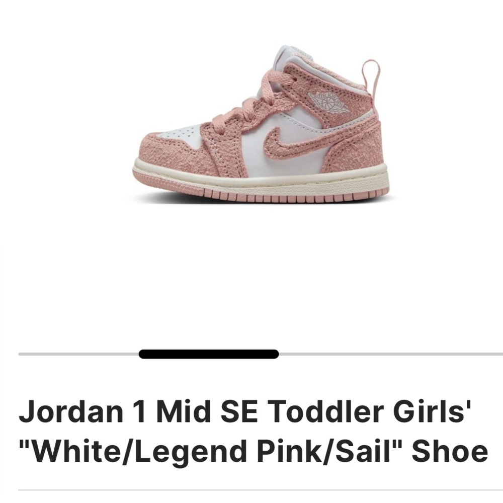 Jordan Toddler Girls' Sneakers - Pink and White